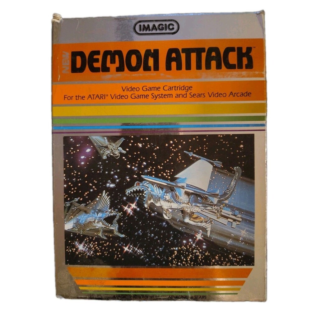 Demon Attack Atari 2600 Complete In Box CIB